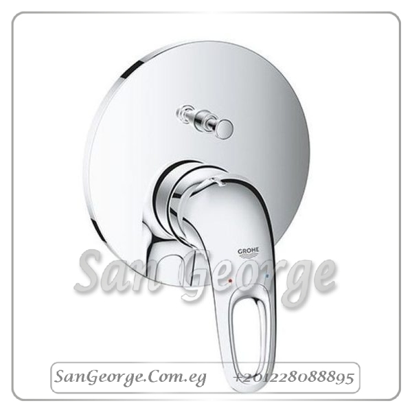 يوروستايل وش خلاط بانيو دفن بدون جسم ۲ واي بالمحول كروم Gr- 24049003 جروهي Grohe