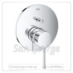 ايسانس خلاط بانيو دفن - بالمحول بالجسم 3 نظام كروم مط Gr- 24092001+35600000 جروهي Grohe