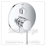 ايسانس وش خلاط بانيو دفن بدون جسم دفن كروم Gr- 24092001 جروهي Grohe