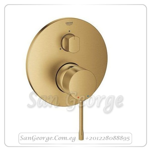 ايسانس خلاط بانيو دفن 3 فتحه ذهبي مط Gr- 24092GL1 جروهي Grohe