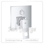 يورو كيوب وش خلاط دفن يورو كيوب بالمحول كروم Gr- 24094000 جروهي Grohe