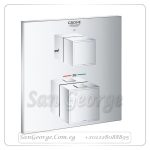 جروثيرم كيوب وش خلاط بانيو دفن بدون جسم كروم Gr- 24155000 جروهي Grohe