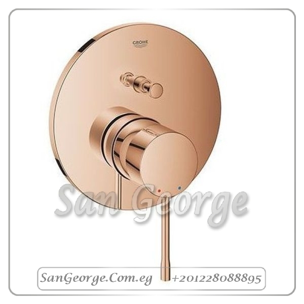 ايسانس خلاط بانيو دفن بدون الجسم 2حركة بالمحول روز جولد Gr- 24167 DA1 جروهي Grohe