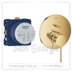 ايسانس خلاط بانيو دفن - 2نظام بالمحول بالجسم ذهبي Gr- 24167GL1+35600000 جروهي Grohe