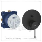 ايسانس خلاط بانيو دفن بالمحول والجسم اسود مط Gr- 24167 KF1+ 35600000 جروهي Grohe