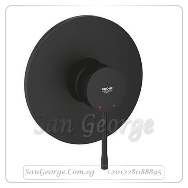ايسانس خلاط بانيو دفن بدون محول (بدون الجسم) اسود Gr- 24168KF1 جروهي Grohe