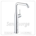 نيو ايسانس خلاط حوض 1 فتحه عالى مقبض من الجانب بدون طابق كروم مط Gr- 24170001 جروهي Grohe