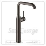 نيو ايسانس خلاط حوض عالى 1 فتحه مقبض من الجانب هارد جرافيتي لامع Gr- 24170A01 جروهي Grohe
