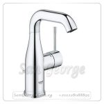 نيو ايسانس خلاط حوض 1 فتحه مقبض من الجانب بالطابق كروم لامع Gr- 24173001 جروهي Grohe