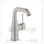 ايسانس خلاط حوض مقبض من الجانب بالطابق فضي Gr- 24173DC1 جروهي Grohe