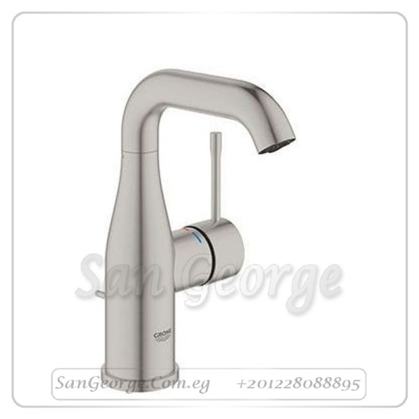 ايسانس خلاط حوض مقبض من الجانب بالطابق فضي Gr- 24173DC1 جروهي Grohe