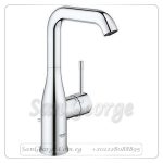 نيو ايسانس خلاط حوض 1 فتحه مرتفع مقبض من الجانب بالطابق كروم مط Gr- 24174001 جروهي Grohe