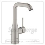 ايسانس خلاط حوض مقبض مرتفع من الجانب بالطابق فضي Gr- 24174DC1 جروهي Grohe