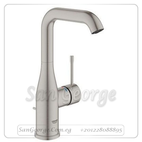 ايسانس خلاط حوض مقبض مرتفع من الجانب بالطابق فضي Gr- 24174DC1 جروهي Grohe