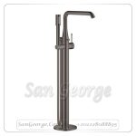نيو ايسانس خلاط بانيو ارضي بطقم السماعه هارد جرافيتي لامع Gr- 25248A01 جروهي Grohe