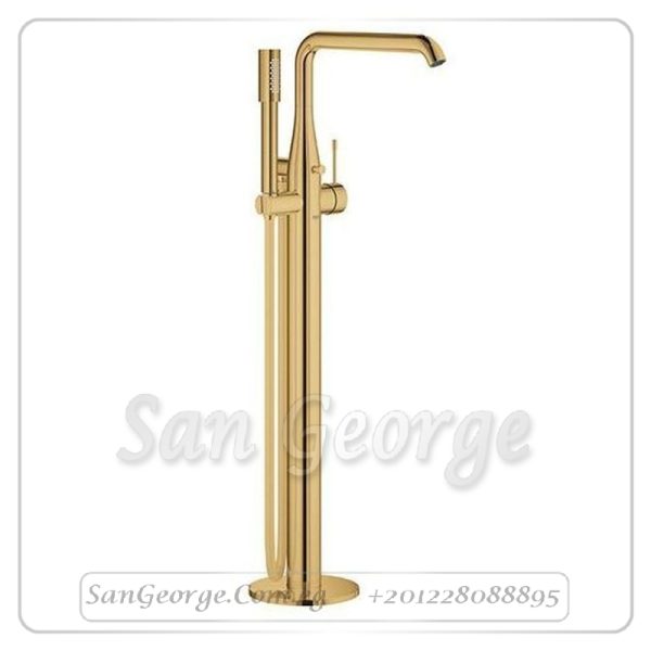ايسانس خلاط بانيو ارضي بطقم السماعه ذهبي Gr- 25248GL1 جروهي Grohe