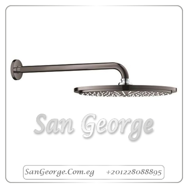 راين شاور طاسة دش بماسوره هارد جرافيتي Gr- 26066A00 جروهي Grohe