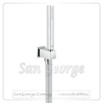 ايفوريا كيوب طقم سماعة بمخرج دفن كروم Gr- 26405000 جروهي Grohe