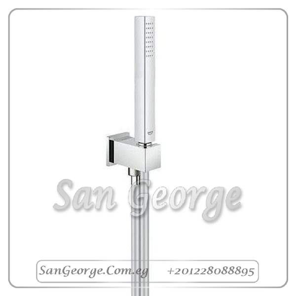 ايفوريا كيوب طقم سماعة بمخرج دفن كروم Gr- 26405000 جروهي Grohe