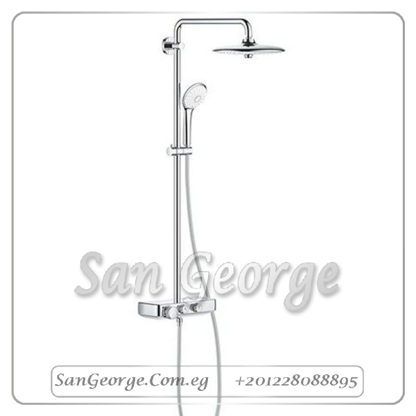 ايفورا سمارت كنترول طقم دش كامل كروم Gr- 26509000 جروهي Grohe