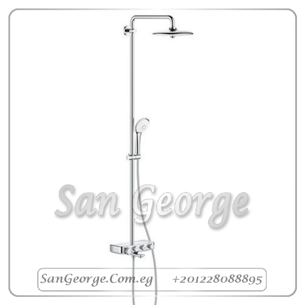 ايفورا سمارت كنترول طقم دش كامل دائري ۲٦۰ مم كروم Gr- 26510000 جروهي Grohe