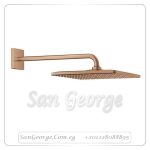 مونو طاسة شاور مربعه 31 سم بماسورة افقى 44 سم كروم Gr- 26564DL0 جروهي Grohe