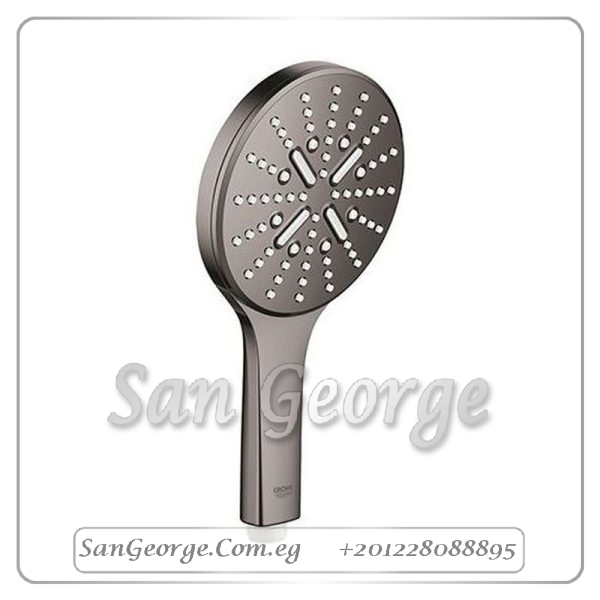 راين شاور سماعة شاور 26574A00 هارد جرافيتي لامع Gr- 26574A00 جروهي Grohe