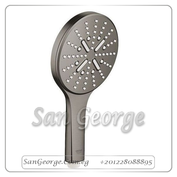 راين شاور سماعة شاور 26574AL0 هارد جرافيتي مط Gr- 26574AL0 جروهي Grohe
