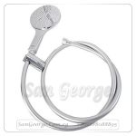 راين شاور طقم سماعة ثابت سمارت اكتيف دائرى كروم Gr- 26581000 جروهي Grohe