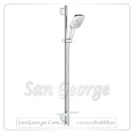 راين شاور مسطرة دش سمارت اكتيف مربع ٣ نظام ٦٠ سم كروم Gr- 26587000 جروهي Grohe