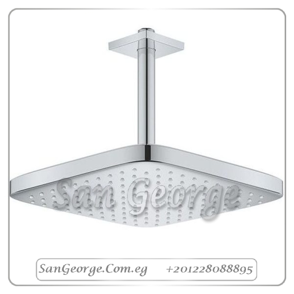 تمبستا طاسة دش ۲٥ سم مربعه كروم Gr- 26688000 جروهي Grohe