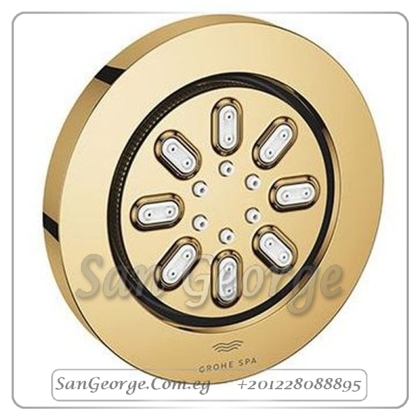 راين شاور جيت دفن دائري ذهبي Gr- 26801GL0 جروهي Grohe