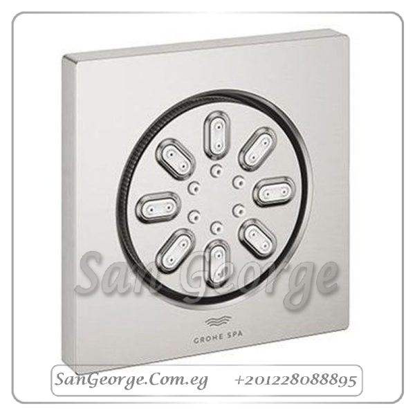 راين شاور جيت دفن مربع سوبر ستيل Gr- 26802DC0 جروهي Grohe