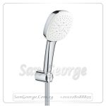 سماعة شاور11 سم 3سرعه كروم x ابيض Gr- 27588003 جروهي Grohe