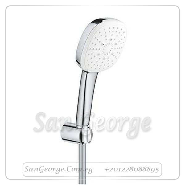 سماعة شاور11 سم 3سرعه كروم x ابيض Gr- 27588003 جروهي Grohe