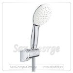 تمبستا سماعة شاور يد متحركة خرطوم 175سمم 2 سرعه 11 سم ابيض x كروم Gr- 27601003 جروهي Grohe