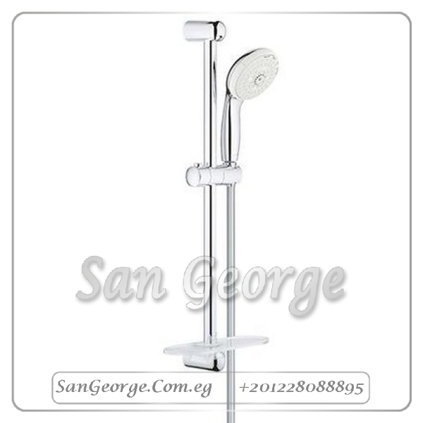 تمبستا مسطرة دش ٦٠ سم ٤ سرعة ابيض x كروم Gr- 28436002 جروهي Grohe