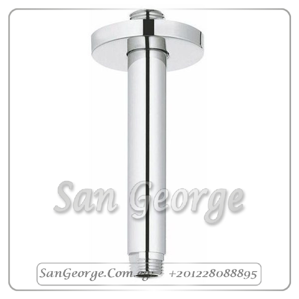 راين شاور ماسورة طاسة دش دفن ١٤٢ مم كروم Gr- 28724000 جروهي Grohe