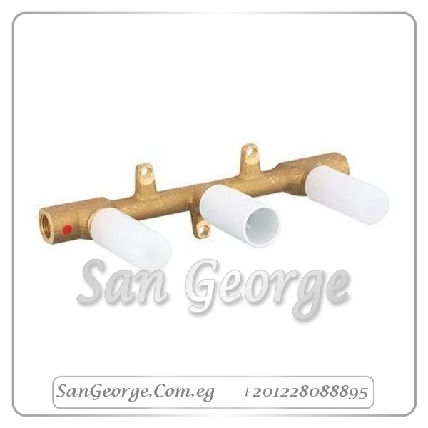 جسم خلاط بانيو دفن 3فتح كروم Gr- 29025000 جروهي Grohe
