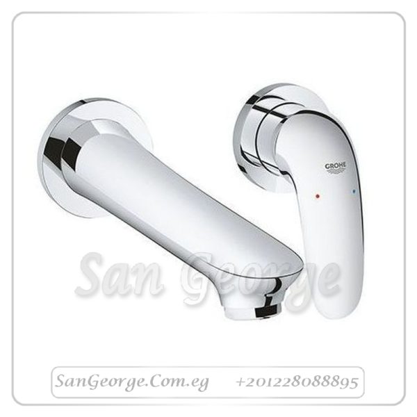 ايرو ستايل خلاط حوض دفن حائطى 2فتحه قنطره 20.3سم كروم Gr- 29097003 جروهي Grohe