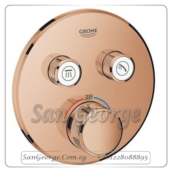 سمارت كنترول ثيرم وش خلاط بانيو دفن بدون جسم روز جولد Gr- 29119DA0 جروهي Grohe