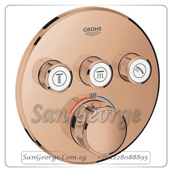 سمارت كنترول وش خلاط بانيو دفن بدون جسم روز جولد Gr- 29121DA0 جروهي Grohe