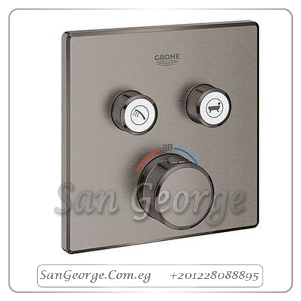 سمارت كنترول ثيرم وش خلاط بانيو دفن بدون جسم هارد جرافيتي مط Gr- 29124AL0 جروهي Grohe