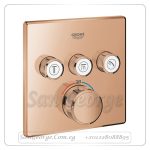 سمارت خلاط بانيو دفن مربع 3 مخرج بدون الجسم روز جولد Gr- 29126 DA0) جروهي Grohe