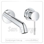 ايسانس خلاط بانيو دفن 2فتحه تركيب حائطى 0 Gr- 29192001 جروهي Grohe