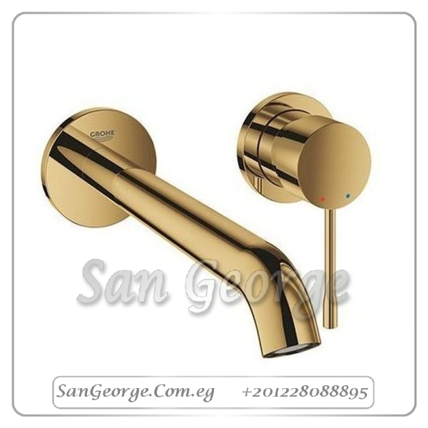 ايسانس خلاط حوض حائطى 2فتحه ذهبي Gr- 29193GL1 جروهي Grohe