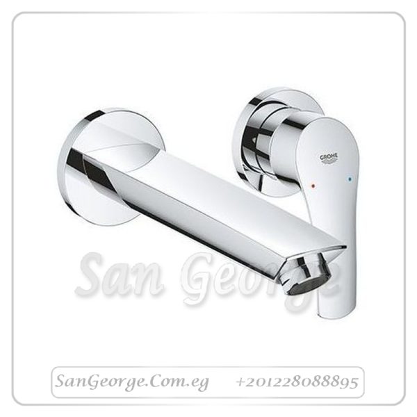 يورو سمارت خلاط حوض دفن 2 فتحه قنطرة 21.1 سم كروم Gr- 29338003 جروهي Grohe