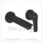 ايرو سمارت خلاط حوض دفن 2 فتحه قنطرة 21 سم اسود مط Gr- 293382433 جروهي Grohe