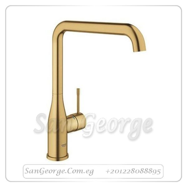 ايسانس خلاط مطبخ مقبض من الجانب ذهبي مط Gr- 30269GN0 جروهي Grohe