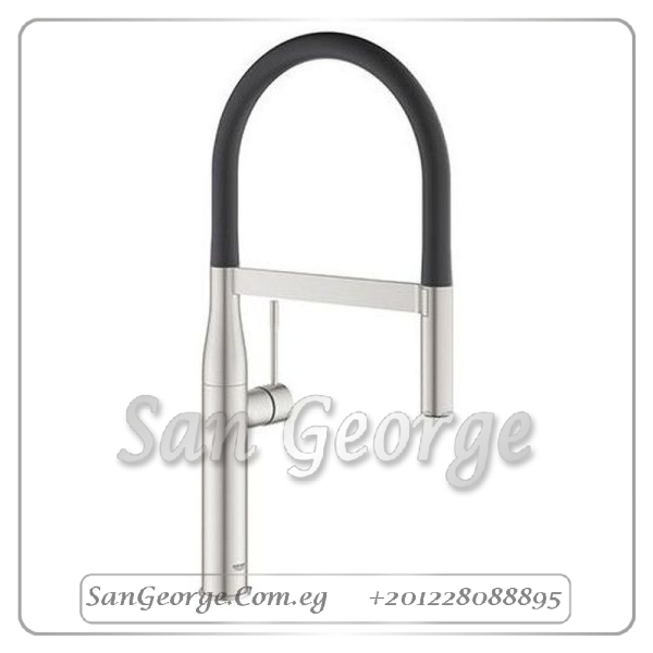 ايسانس خلاط مطبخ بالدش فضي x اسود مط Gr- 30294DC0 جروهي Grohe